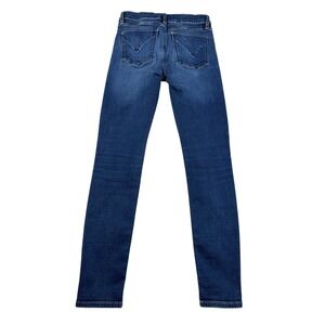 Hudson Nico Super Skinny Jeans Medium Wash Blue High Rise Stretch Womens 28 (26)